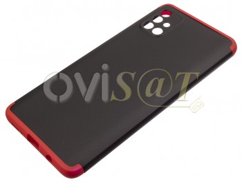 Funda GKK 360 negra y roja para Samsung Galaxy A51, SM-A515F/DS, Samsung Galaxy A51 5G, SM-A516N