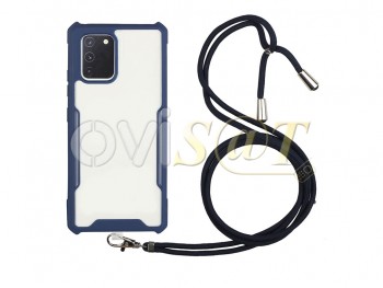 Funda azul y transparente con cordón para Samsung Galaxy S10 Lite, SM-G770