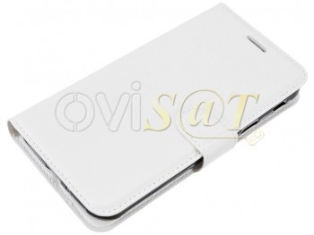Funda tipo libro blanca con soporte interno para Samsung Galaxy XCover 4, G390F