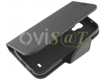 Funda tipo agenda negra para Samsung Galaxy S4 Mini, I9190