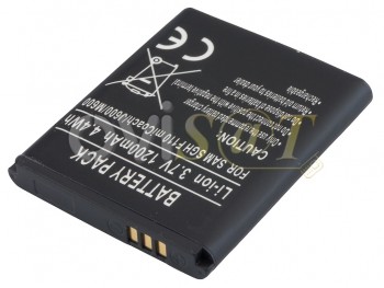 Batería genérica para Samsung C3050, M600, J600 (AB483640BECSTD) - 1200 mAh / 3.7 V / 4.4Wh / Li-ion