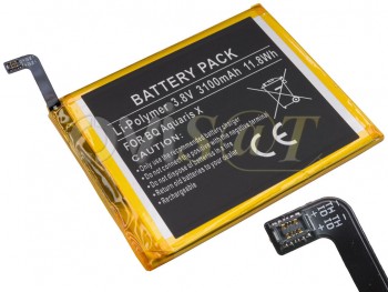Batería genérica para BQ Aquaris X - 3100mAh / 3.8V / 11.8 Wh / Li-polymer
