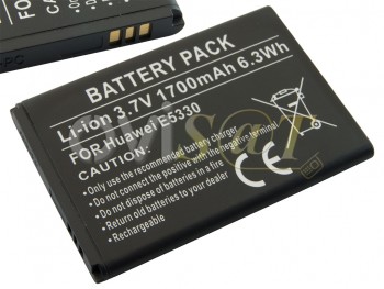 Batería genérica HB554666RAW para Huawei E5330 - 1700mAh / 3.7V / 6.3Wh / Li-ion