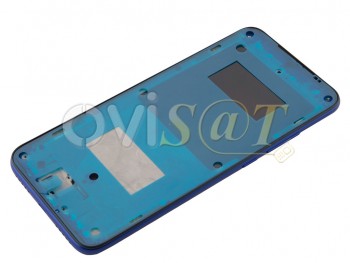 Carcasa frontal / central con marco azul para Xiaomi Redmi 7