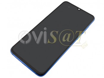 Pantalla completa AMOLED negra con marco azul para Xiaomi Mi 9, M1902F1G - Calidad PREMIUM