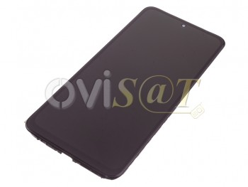 Pantalla completa negra con marco para Xiaomi Poco M4 Pro, 2201117PG