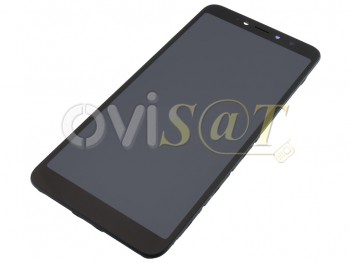 Pantalla completa IPS LCD (digitalizador+ display/pantalla LCD) negra con marco para Xiaomi Redmi S2