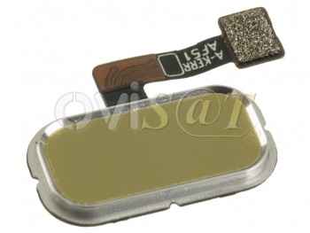 Botón de lector de huellas dorado para Asus Zenfone 3, ZE552KL, ZE520KL, Z017D, Z017DA, Z017DB